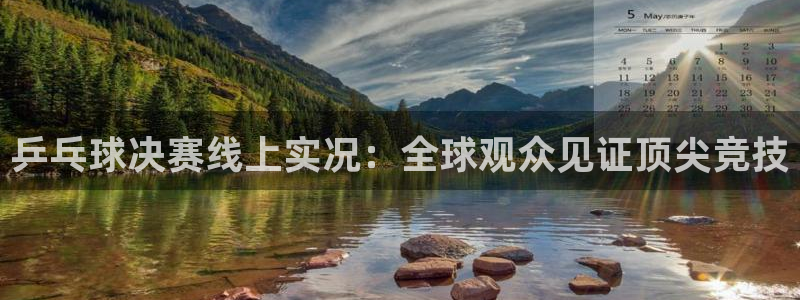 球帝833直播入口：乒乓球决赛线上实况：全球观众见证顶尖竞技