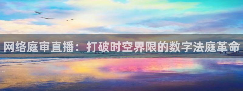 833直播体育app：网络庭审直播：打破时空界限的数字法庭革命